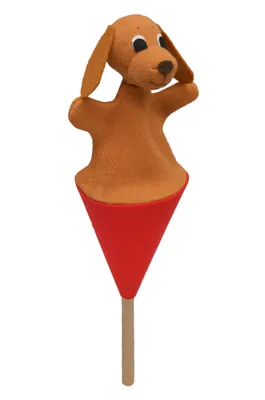 Produktbild von Tütenkasper / Tütenpuppen Hund 19 cm Mehrfarbig, 13602A