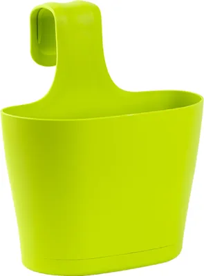 Produktbild von Blumenkasten oval 2,8 Liter Balkon Übertopf Pflanzkasten Blumentopf zum Hängen mit 1. Bügel und Wasserspeicher Grün