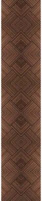 Image de Papier peint adhésif en vinyle, vendu au mètre – Autocollant mural imitation lambris – MODERN DUNKEL – 60 x 300 cm