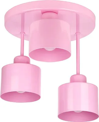 Produktbild von VOLCANO 3 Deckenleuchte - Kinderzimmer, Metall, rosa 3xE27