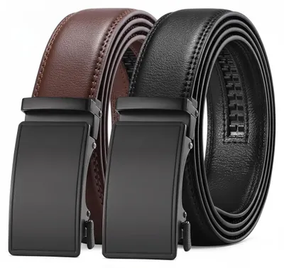 Imagen del producto de InAndOutdoorMatch - Cinturón para hombre - Hebilla automática - Cuero, Imagen generada por IA