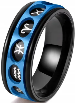 Zdjęcie produktu dla Pierścionek Antystresowy Znaki Zodiaku Anxiety Ring dla Zodiakar