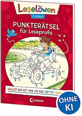 Immagine prodotto di Leselöwen Punkterätsel für Leseprofis - 2. Klasse (Rot)
