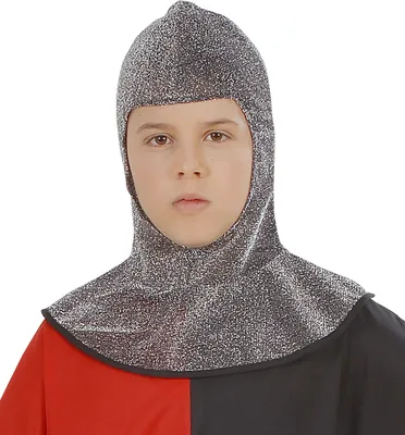 Produktbild von Ritterkapuze metallisch mittelalterlich