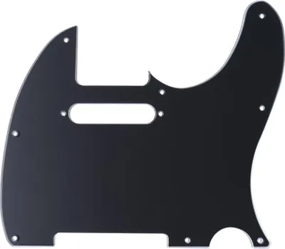 Image de Pickguard Pickguard 3Ply Construction pour Guitare Electrique Standard Modern Style Noir