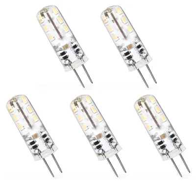 Productafbeelding van Spectrum LED Insteeklamp G4 Helder - 1.5W 110lm 6000K - Koudwit - Vervangt 13W - 12V - 5 stuks