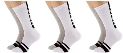 Produktbild von PUMA Herren Socken wadenlang - Farbe: White / Grey 6 Paar - Größe: 43-46