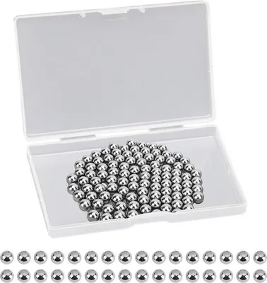 Immagine prodotto di Set di vernici acriliche con 100 contenitori in plastica, acciaio inossidabile, 5,5 mm