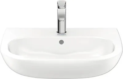 Zdjęcie produktu dla Duravit Waschtisch D-Code mit Überlauf, 1 Hahnloch 600x460mm weiß