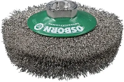 Zdjęcie produktu dla Szczotka stożkowa D.100mm grubość drutu 0.3mm STA 10mm 12500min-¹ OSBORN