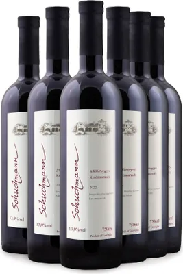Produktbild von Schuchmann Kindzmarauli 2022 Rotwein lieblich aus Georgien (6 x 0.75L)