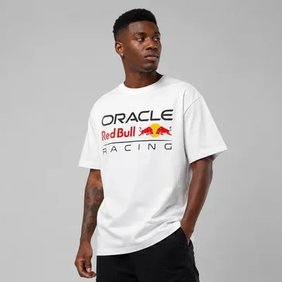 Image de T-shirt New Era Motorsport - Red Bull Racing, couleur blanche - Taille M