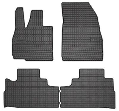 Produktbild von Gummi-Fußmatten für Omoda 9 2025- (SUV) – 4-tlg, Schwarz, passgenau – Wielganizator SolidPRO