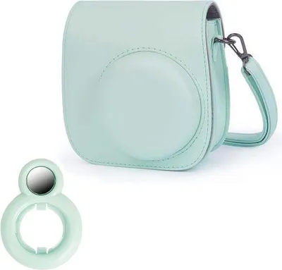 Produktbild von Mini 12 Camera Tasche, Mint-Green für INSTAX mit Selbstporträtspiegel