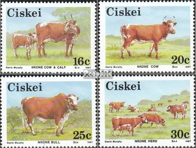 Produktbild von Briefmarken Südafrika - Ciskei 1987 Mi 115-118 (kompl.Ausg.) postfrisch Nkone-Rinderzucht