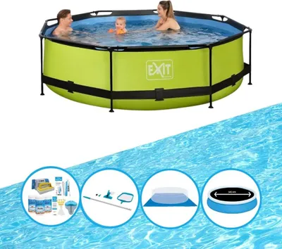 Zdjęcie produktu dla Basen EXIT Lime - Basen stelażowy ø300x76cm - Oferta basenów