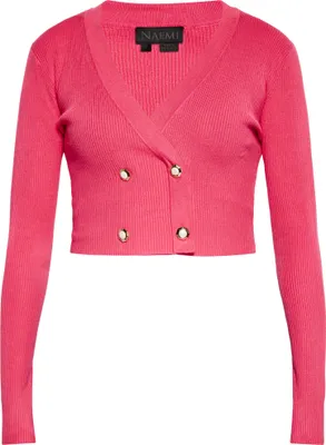 Produktbild von NAEMI damen strickjacke - pink, XL