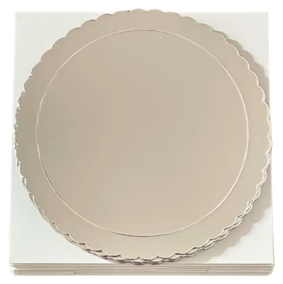 5 Tortenböden 25 cm x 3 mm + 5 Boxen 25,4 x 25,4 x 15 cm