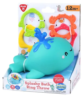 Produktbild von Playgo Badespielzeug „Ringwerfen mit Fischen“ – 5-teilig