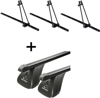 Produktbild von 3x Fahrradträger ORION + Dachträger VDP Stahl kompatibel mit für Kia Cee'd I 3-5 Türer 2006-2012