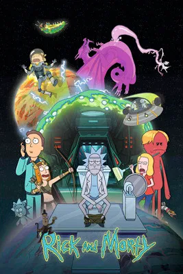 Produktbild von Maxiposter Rick and Morty toilet 61x91,5 cm