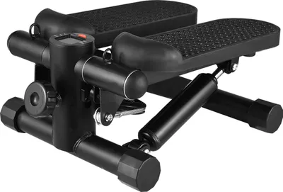 Produktbild von Mini-Stepper fš¹r Zuhause mit Widerstandsb?ndern - LCD-Display, 100 kg Tragkraft, ideal fš¹r effektives Heimtraining und Fitnessš¹bungen