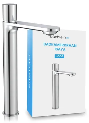 Einhebelmischbatterie Isaya hoch, Chrom, für Aufsatzwaschtisch