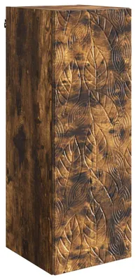 Zdjęcie produktu dla Szafka ścienna vidaXL, dąb wędzony, 33 x 34,5 x 90 cm, materiał drewnopochodny