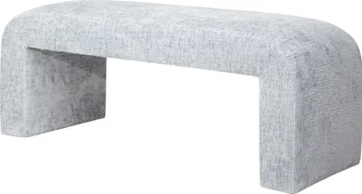 Produktbild von FURNLUX Sitzbank Leith Hellblau 120cm / Hauptfarbe: Blau / Abmessungen: 120 x 48 x 46 cm