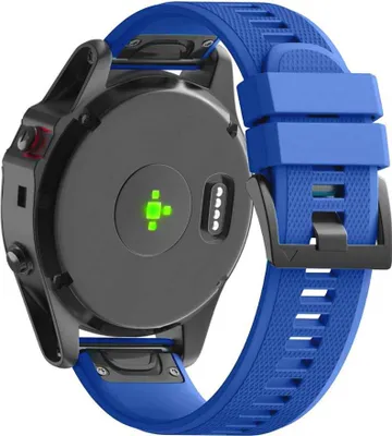 Produktbild von BStrap Silicone Acton Armband für Garmin Fenix 5s / 5s Plus, dark blue