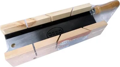 Produktbild von Sägeset Feinsäge Schneidlade 250 x 56 mm Holz Gehrungslade Winkelschneider