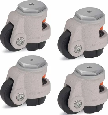 Immagine prodotto di Set di 4 - Ruote livellanti da 50 mm Ruote Blickle da 250 kg HRIG-POA 50