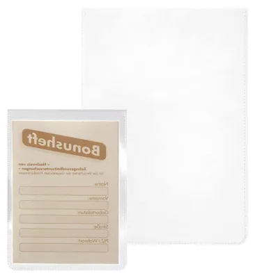 Produktbild von Ausweishülle und Schutzhülle für DIN A7 105 x 74 mm