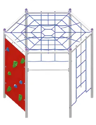 Produktbild von Spielplatz MultifunktionsSechseck VielseitigesHexagon Freiluftspielplatz Kinder