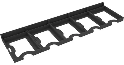 Produktbild von 5er Set Kartenhalter für Standard-Spielkarten, erweiterbar, schwarz