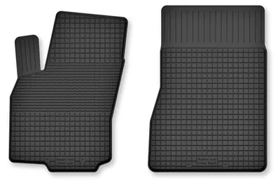 Produktbild von Gummifußmatten Vorne Schwarz für Renault Grand Scenic III 2009-2016 2-tlg