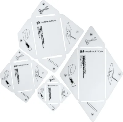 Produktbild von Ursus COUVERT-SCHABLONEN-SET,4 GRÖSSEN SORTIERT