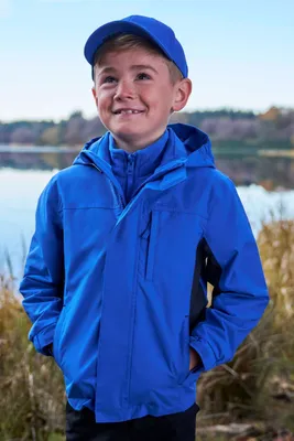 Produktbild von Mountain Warehouse - "Cannonball" Jacke, wasserfest 3 in 1 für Kinder MW3333 (140) (Leuchtend Blau)