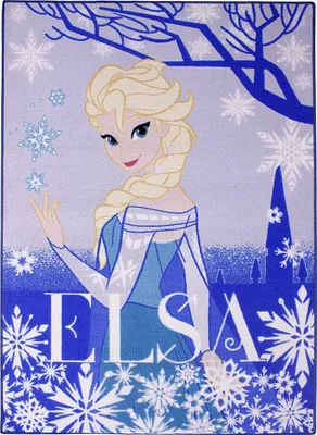 Produktbild von Frozen Spielteppich Elsa 95cm x 135cm, 1Stück