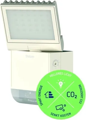Produktbild von Theben LED-Strahler m. theLeda S8-100 WH Bewegungsmelder f.Wandmontage 8W 1020800