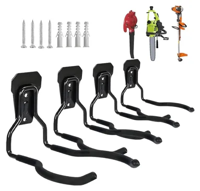 Produktbild von Schwere Gartenwerkzeughaken - Garagenlagerhaken (4 Stück)