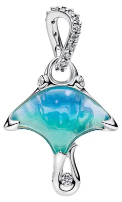 Produktbild von Pandora Charm-Anhänger Damen Mantarochen Murano-Glas Silber 794685C01