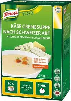 Immagine prodotto di Zuppa di formaggio Knorr Ticino