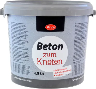 Produktbild von ViVA DECOR Beton zum Kneten 4,5 kg Eimer