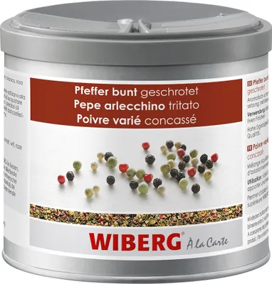 Image de Wiberg poivre multicolore concassé diversité de goûts complexe 290g
