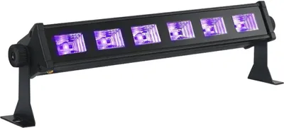 Produktbild von IBIZA LED-UVBAR6 UV Schwarzlicht LEISTE 6x3 WATT