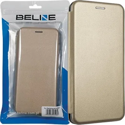 Produktbild von Beline Magnetische Book Case Für Samsung A21Sa217 Gold