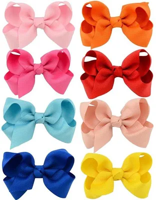 Immagine prodotto di Piccoli fermagli per capelli con elastico per bambine, set da 8 pezzi, antiscivolo