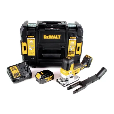 Produktbild von DeWalt DCS 335 M1 Akku Stichsäge 18V + 1x Akku 4,0 Ah + 1x Schnellladegerät in TSTAK