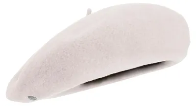 Laulhere-Feine französische Baskenmütze schmale Form in beige
